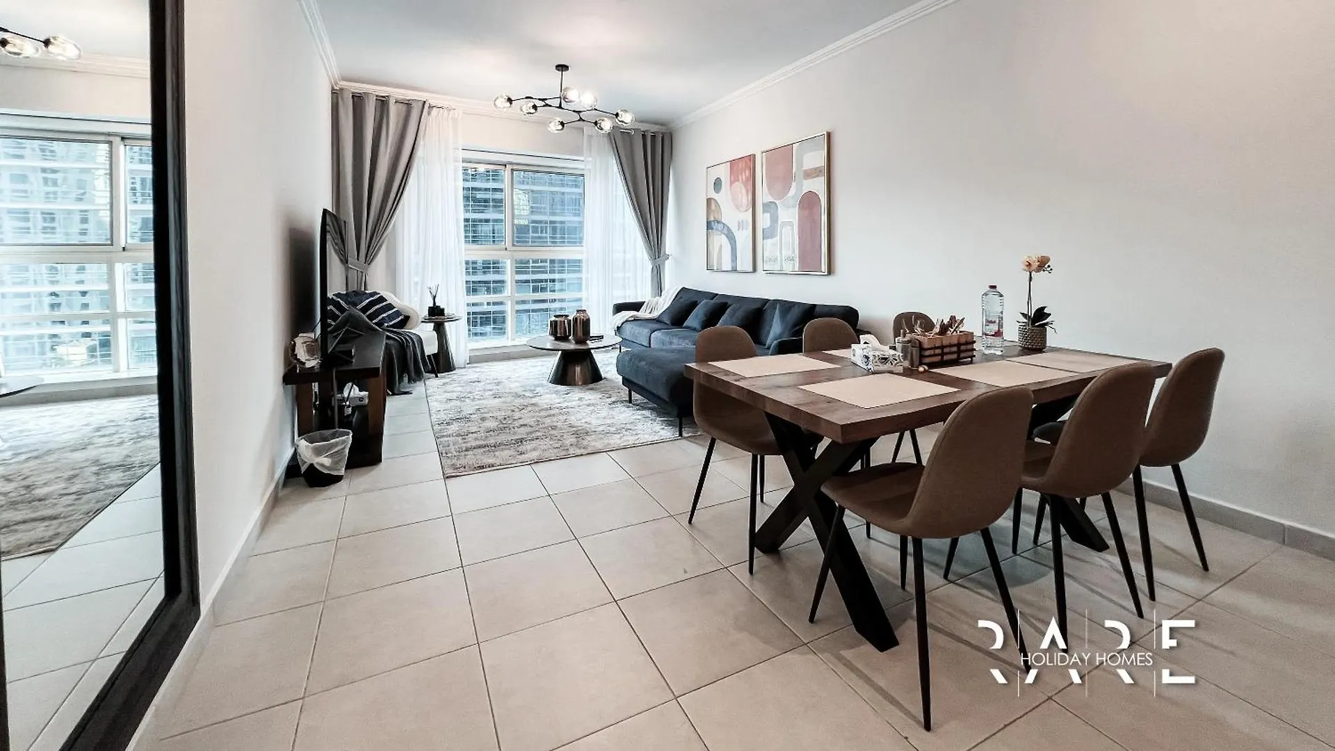 Rare Holiday Homes - Marina Quays West Tower - Near Marina Mall - R1003 - Dubai Marina Apartment