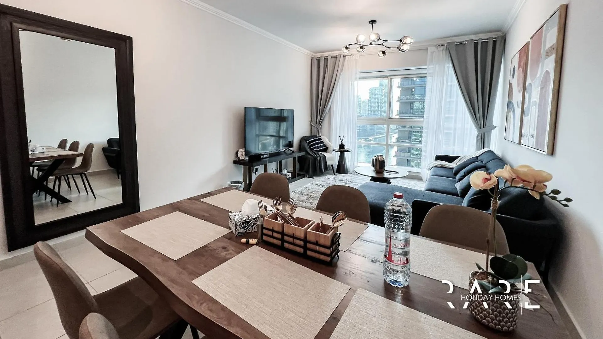 Rare Holiday Homes - Marina Quays West Tower - Near Marina Mall - R1003 - Dubai Marina