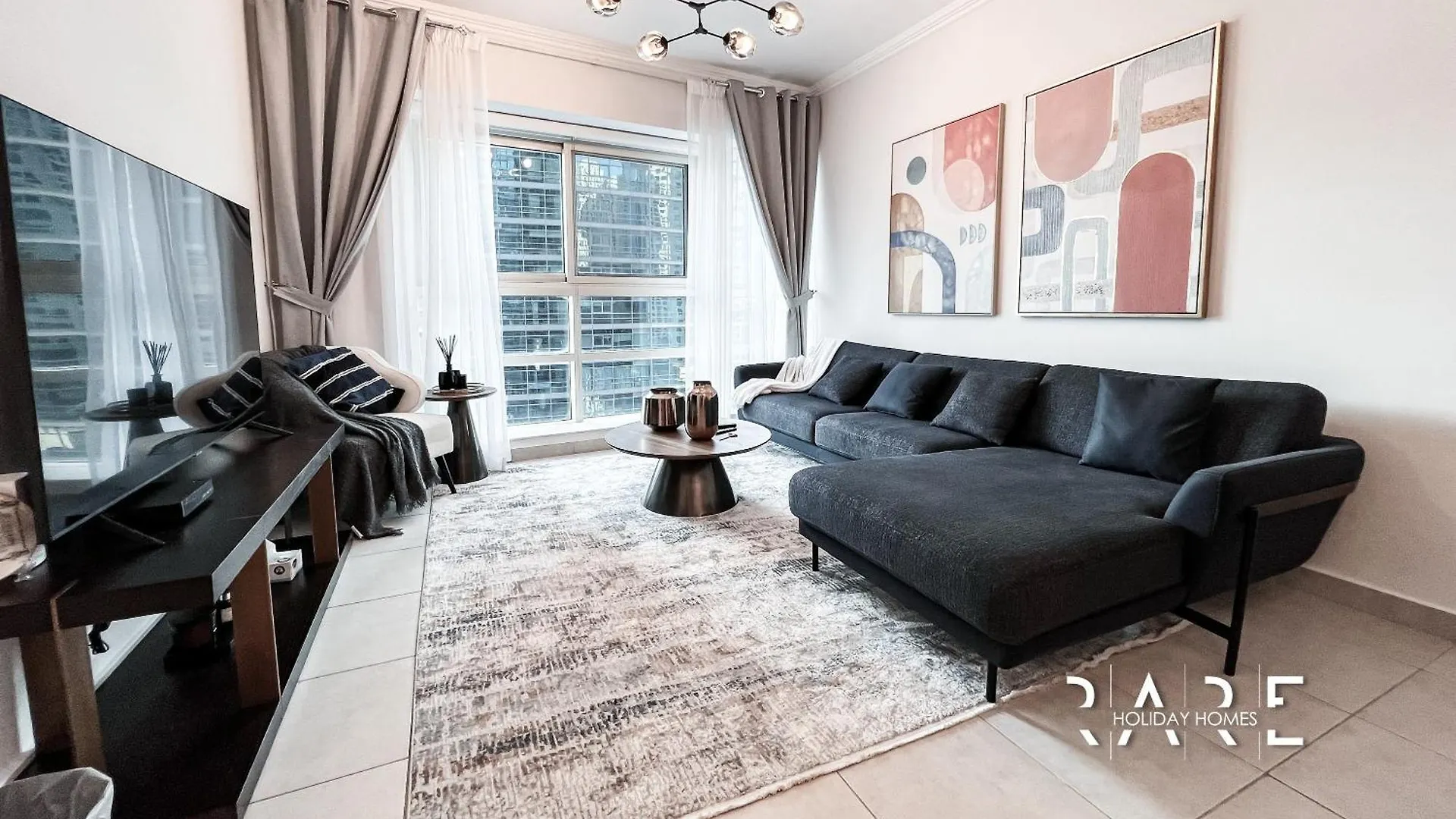 Rare Holiday Homes - Marina Quays West Tower - Near Marina Mall - R1003 - Dubai Marina